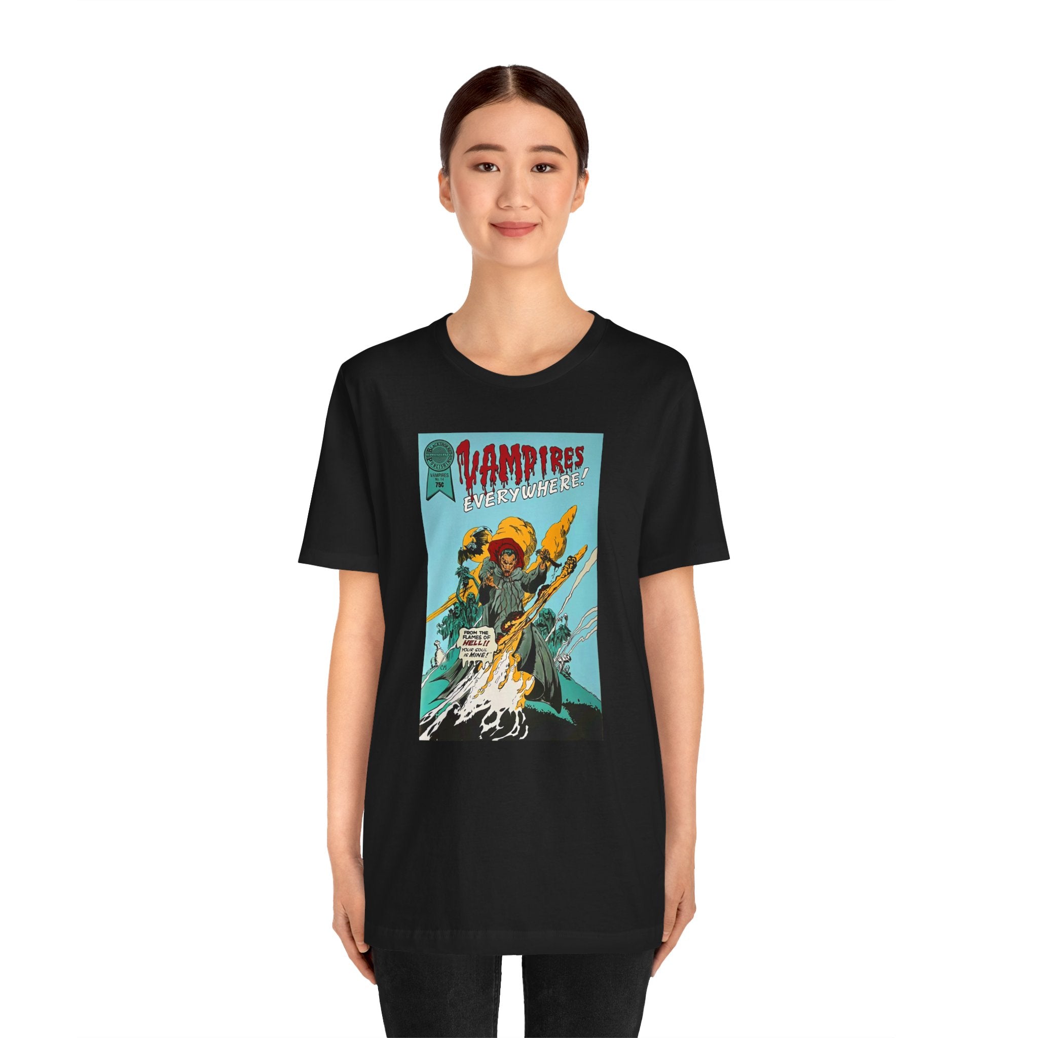 Vampires Everywhere / It was a scary comic / Unisex Jersey Short Sleeve Tee