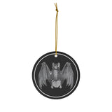 Goth Bat Ceramic Ornaments