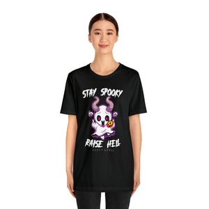 Stay Spooky Raise Hell Unisex Jersey Short Sleeve Tee