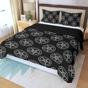 Baphomet Sigil / Three Piece Duvet Cover Set