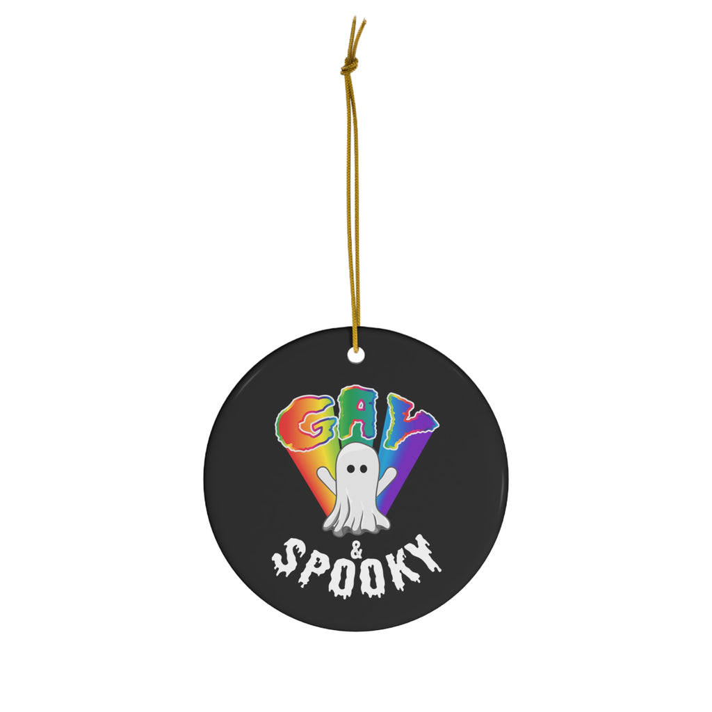 Gay and Spooky Ceramic Ornaments