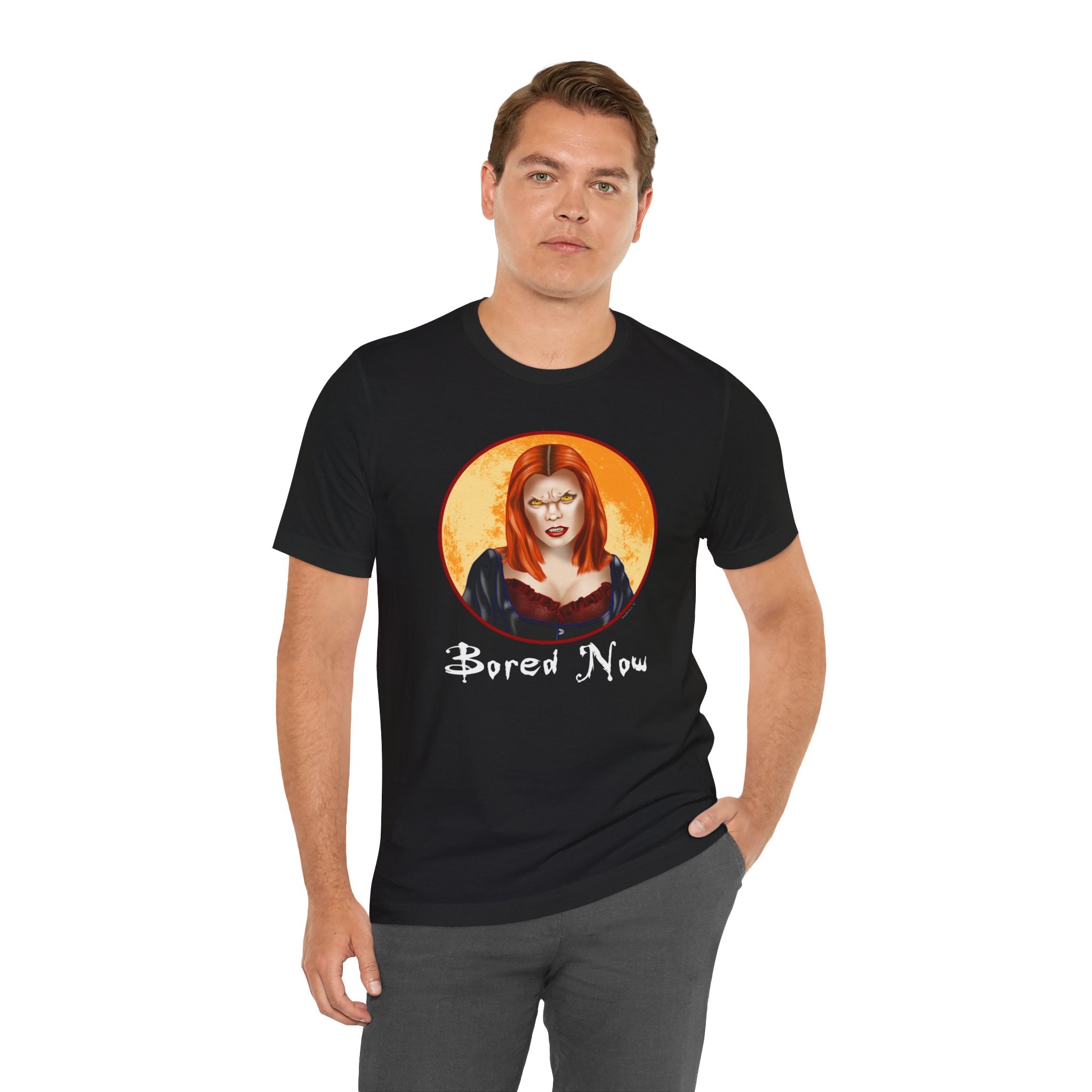 Bored Now Unisex Jersey Short Sleeve Tee