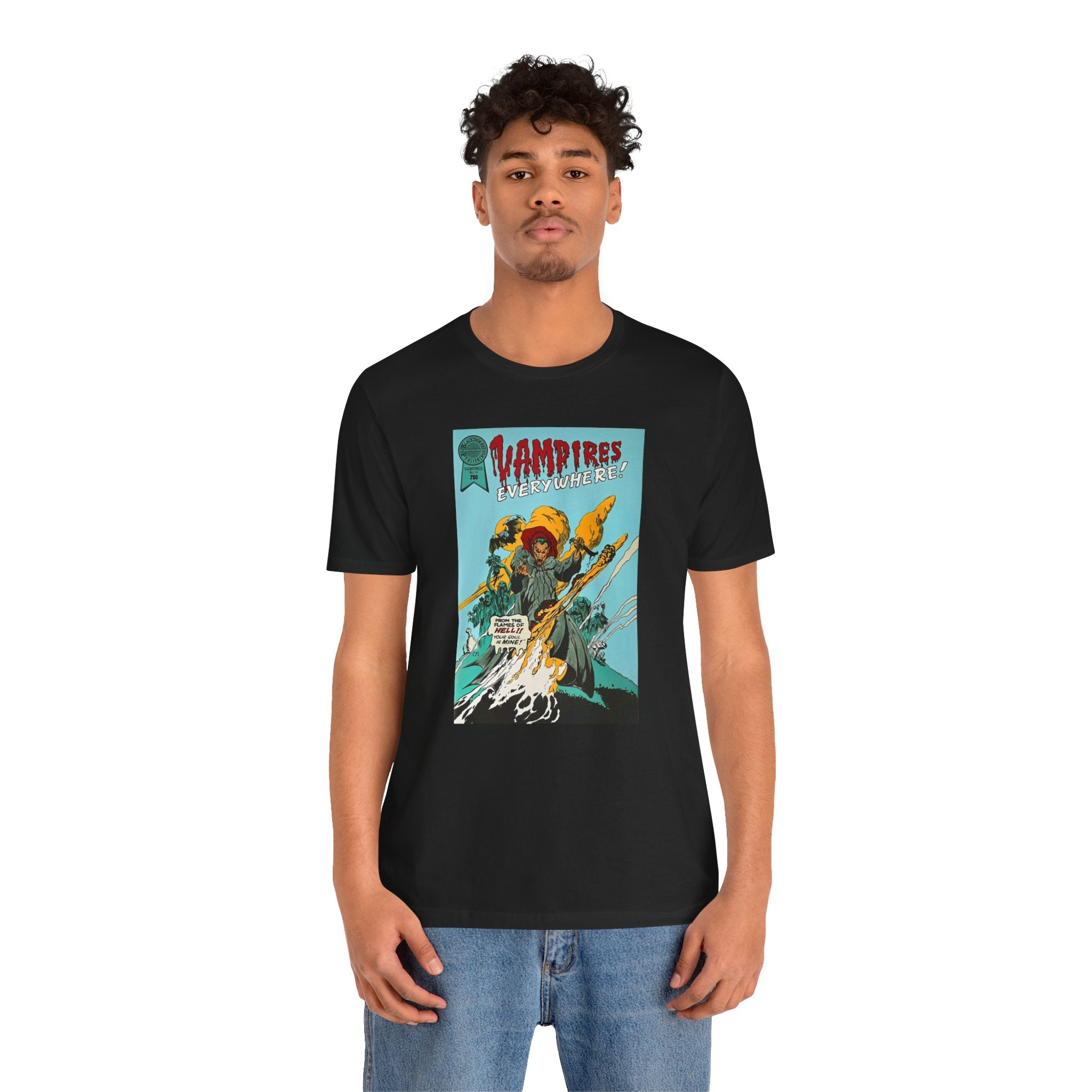 Vampires Everywhere / It was a scary comic / Unisex Jersey Short Sleeve Tee