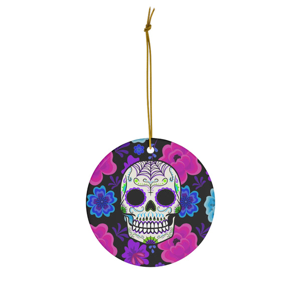 Sugar Skull - Day of the Dead - Ceramic Ornaments