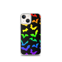 Rainbow Flying Bats iPhone Case