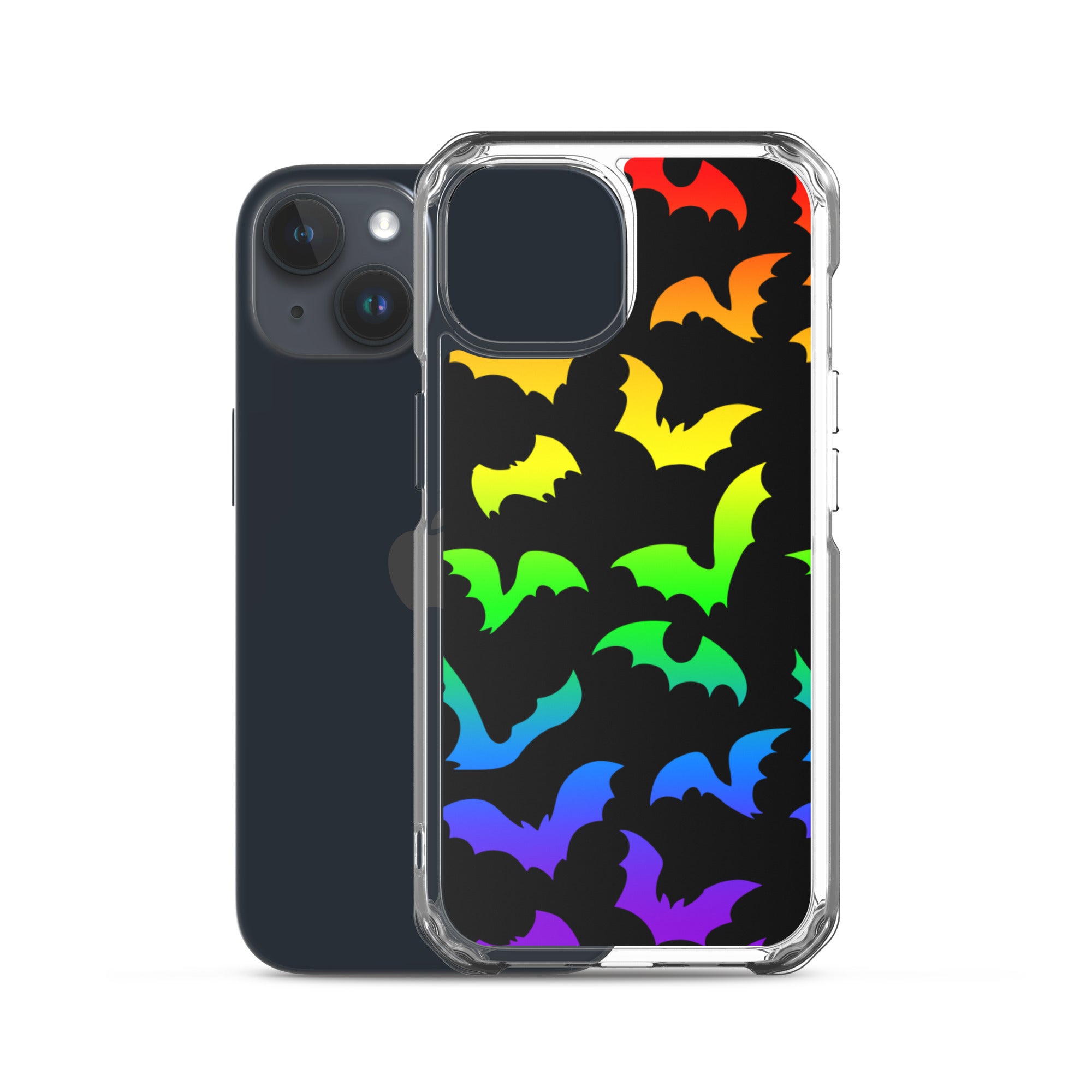 Rainbow Flying Bats iPhone Case