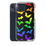 Rainbow Flying Bats iPhone Case