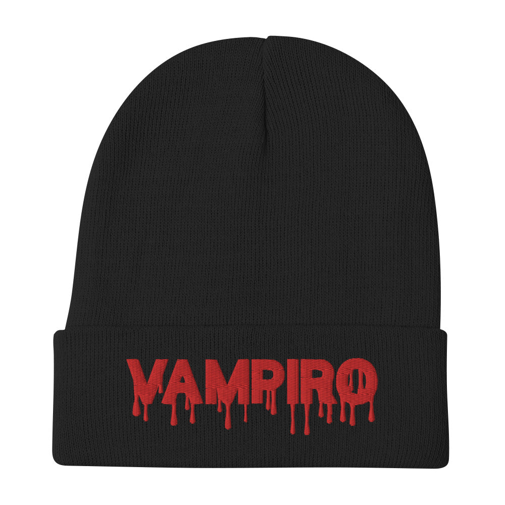 Vampiro Embroidered Beanie