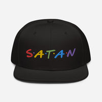 Satan Rainbow Colors Snapback Hat / Friends Style