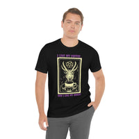 How I like my Coffee / Baphomet Unisex Jersey Short Sleeve Tee