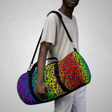 Rainbow Leopard Duffel Bag