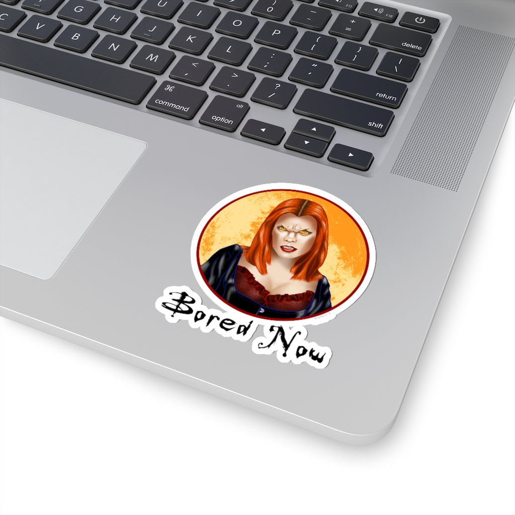 Bored Now Kiss-Cut Stickers