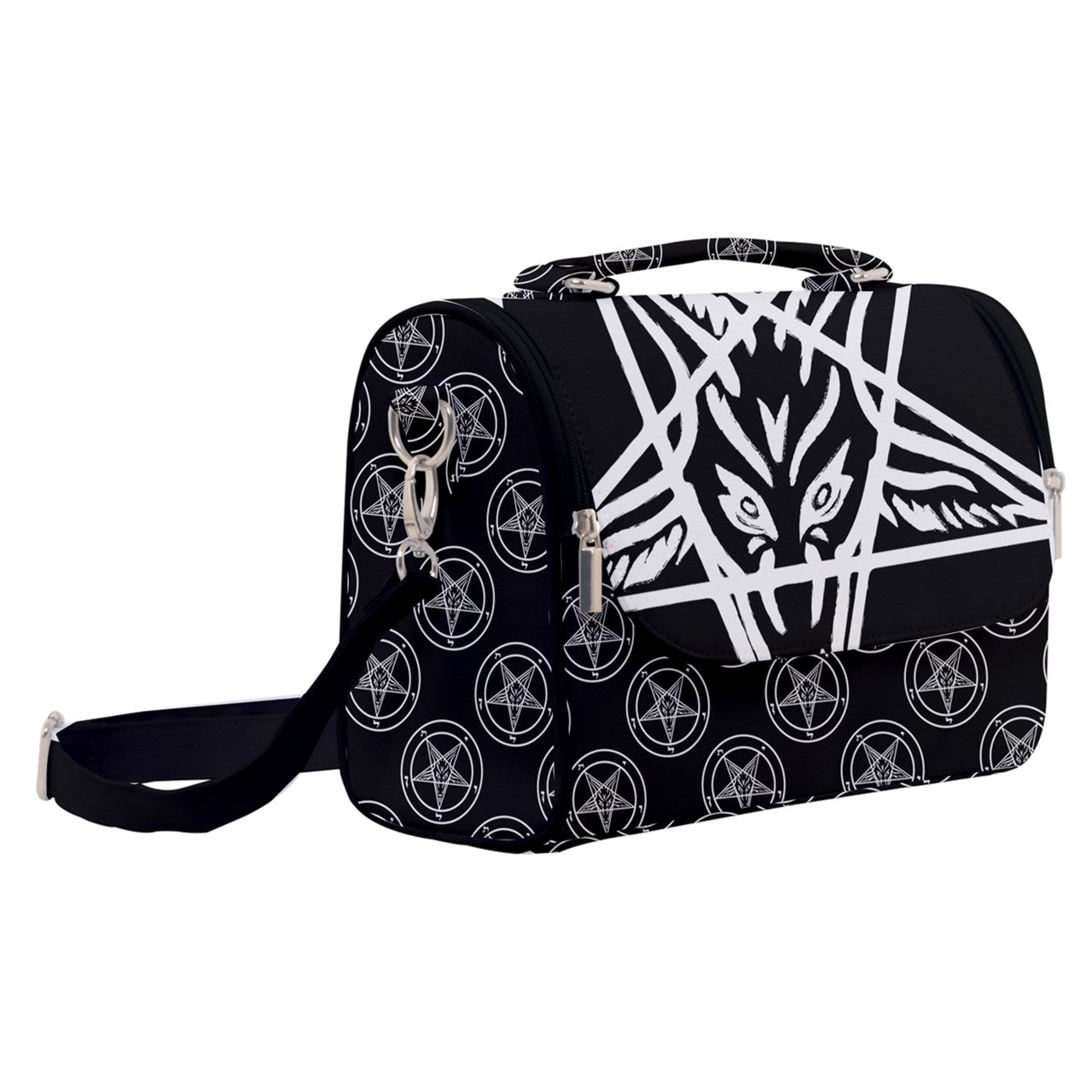 Baphomet / Pentagram Satchel Shoulder Bag