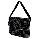 Baphomet / Pentagram Buckle Messenger Bag
