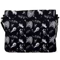 Goth Bat Potion Buckle Messenger Bag