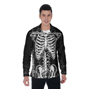 Ribs All-Over Print Men's Long Sleeve Shirt