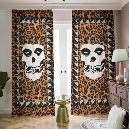 Misfits Pyramid Stud Blackout Curtains | 265(gsm) / 2 Panels