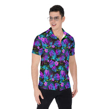 Creepy Eyes Tropical Hawaiian Print / All-Over Print Men's Shirt