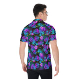 Creepy Eyes Tropical Hawaiian Print / All-Over Print Men's Shirt