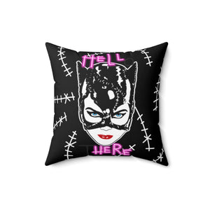 Hell Here | Spun Polyester Square Pillow | Single Pillow