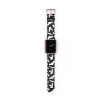 Flying Batty Watch Band / Faux Leather / Suitable for Apple Watch Series 1, 2, 3, 4, 5, 6, 7 and SE devices