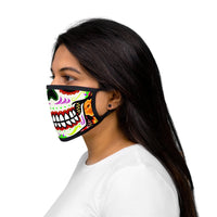 Day of the Dead Sugar Skull 1 Mixed-Fabric Face Mask