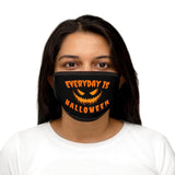 Everyday is Halloween Pumpkin Face Mixed-Fabric Face Mask