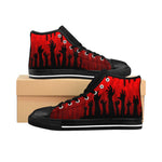 Bloody Zombie Hands Women's High-top Sneakers