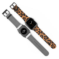Leopard Print / Faux Leather / Watch Band / Suitable for Apple Watch Series 1, 2, 3, 4, 5, 6, 7 and SE devices