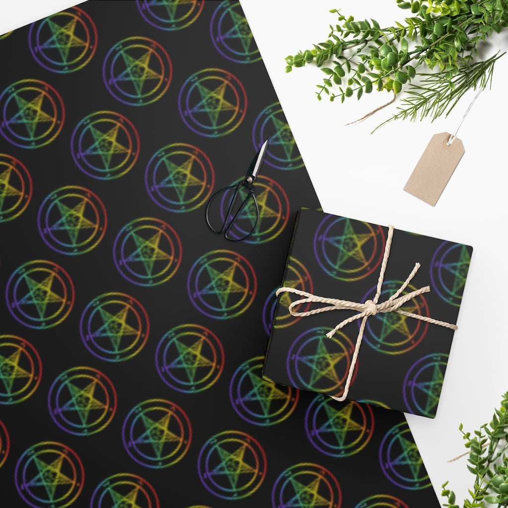 Rainbow Baphomet Wrapping Paper