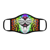 Rainbow 90’s Inspired Leopard Print / Fitted Polyester Face Mask