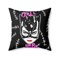 Hell Here | Spun Polyester Square Pillow | Single Pillow