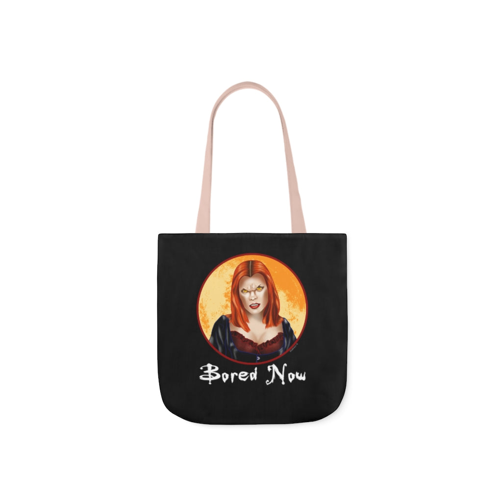Bored Now Polyester Canvas Tote Bag