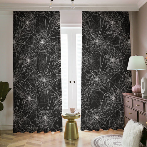 Spider Webb Blackout Curtains | 265(gsm) / 2 Panels