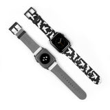 Flying Batty Watch Band / Faux Leather / Suitable for Apple Watch Series 1, 2, 3, 4, 5, 6, 7 and SE devices