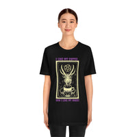 How I like my Coffee / Baphomet Unisex Jersey Short Sleeve Tee