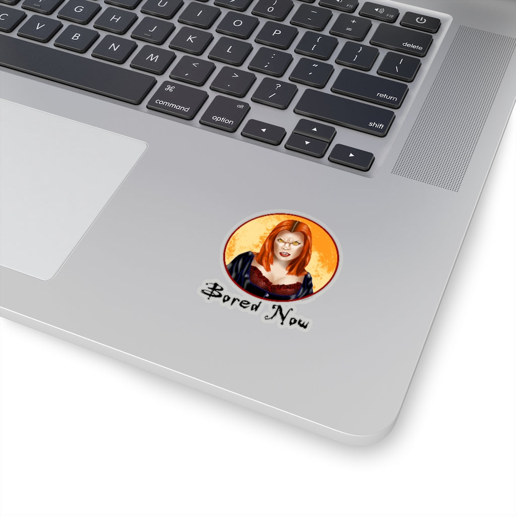 Bored Now Kiss-Cut Stickers