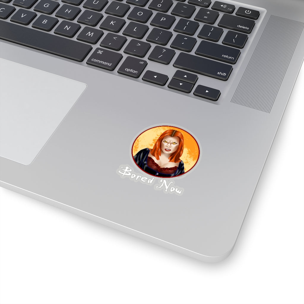 Bored Now Kiss-Cut Stickers