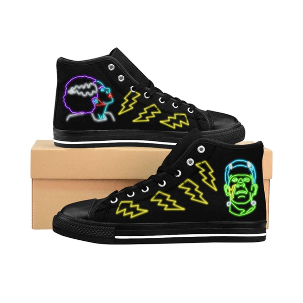 Women's They're Alive / Frankenstein and Bride/  High-top Sneakers