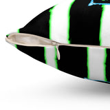Never Trust the Living Coffin / Beetlejuice / Spun Polyester Square Pillow