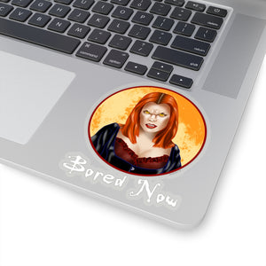 Bored Now Kiss-Cut Stickers