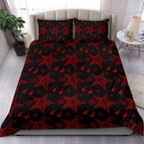 Red Devil Baphomet Bedding Set