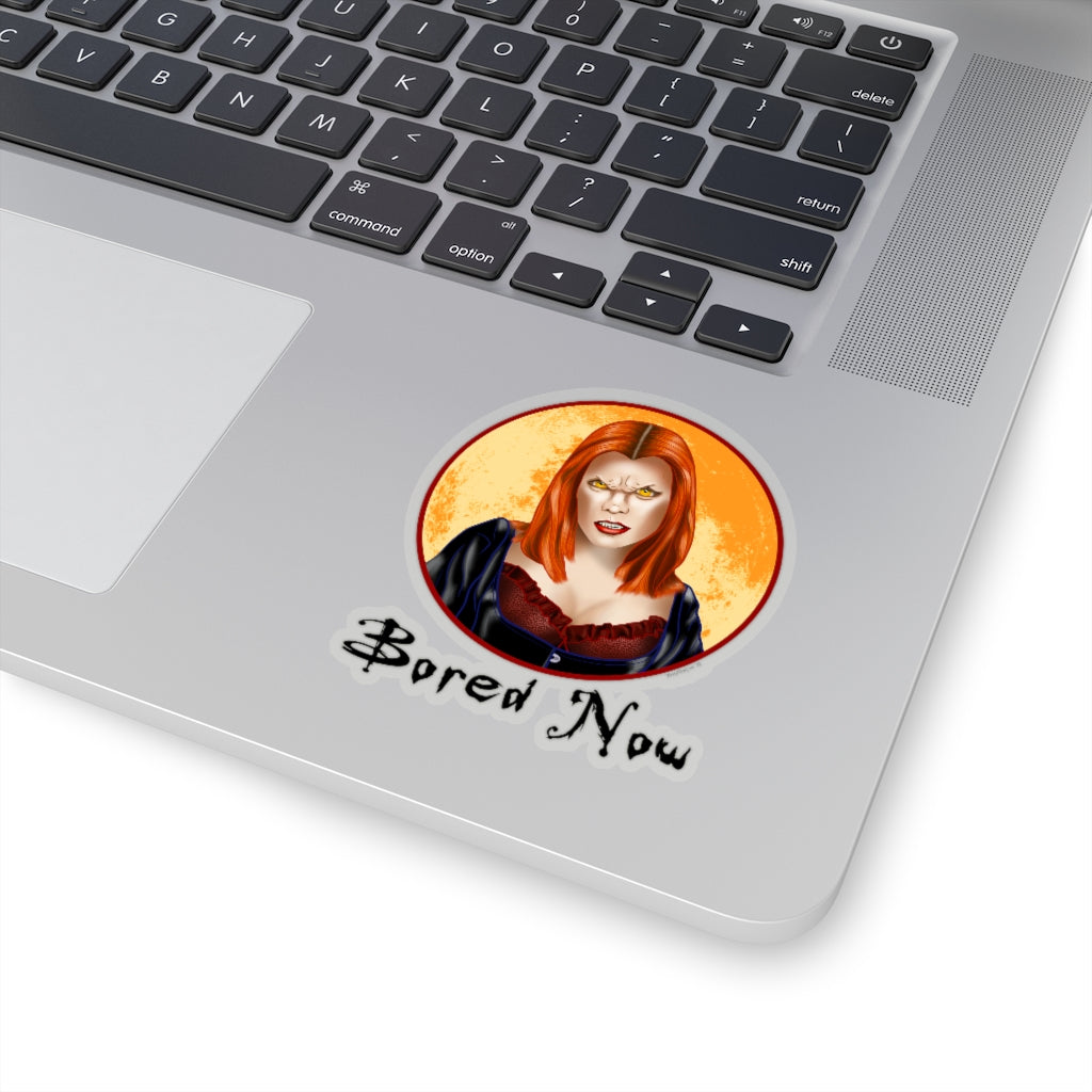 Bored Now Kiss-Cut Stickers