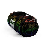 Rainbow Pentagram Baphomet Duffel Bag