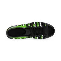 Never Trust the Living Women's High-top Sneakers / Beetlejuice / Slim / All Over Print