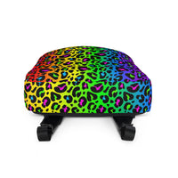 Rainbow Leopard Print Backpack