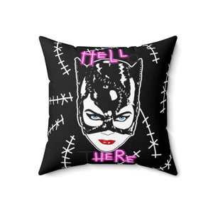 Hell Here | Spun Polyester Square Pillow | Single Pillow