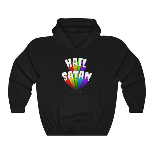 Rainbow Hail Satan Unisex Heavy Blend™ Hooded Sweatshirt