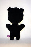 Teddy Monster Doll Black/White 3
