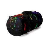 Rainbow Drip Duffel Bag